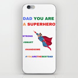 Father's day gift iPhone Skin
