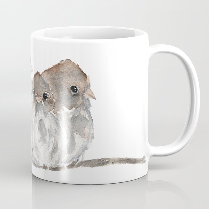Cuddling birds Coffee Mug