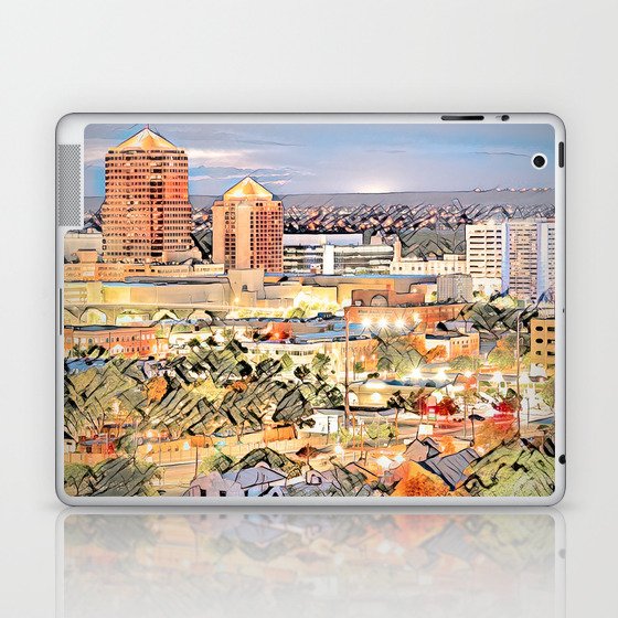 Downtown Albuquerque Cityscape Laptop & iPad Skin
