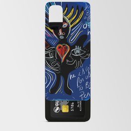 Black Angel Hope and Peace for All Street Art Graffiti Android Card Case