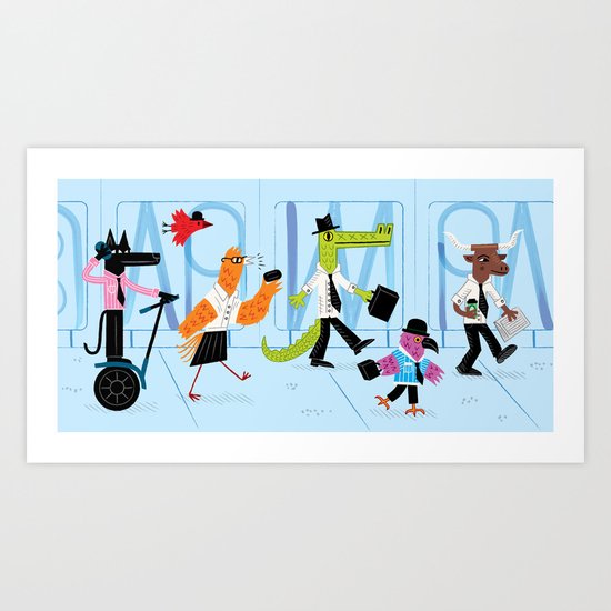 Another Day, Another Dollar Art Print