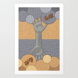 Deeply Rooted - (Artifact Series) Art Print