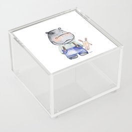 Hayley the Hippo Acrylic Box