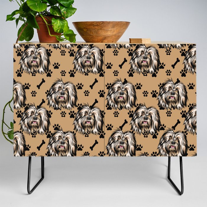 All over dog pattern 12 Credenza