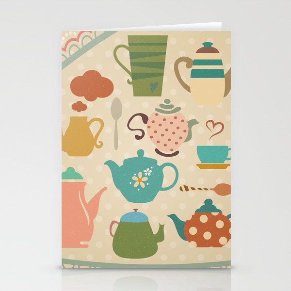 Tea Party Stationery Cards