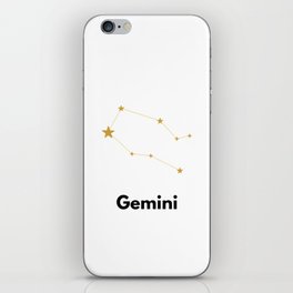 Gemini, Gemini Zodiac iPhone Skin