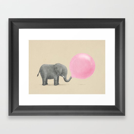 Jumbo Bubble Gum Framed Art Print