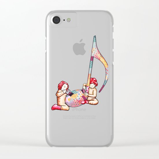 The Music Class - L'atelier de musique Clear iPhone Case