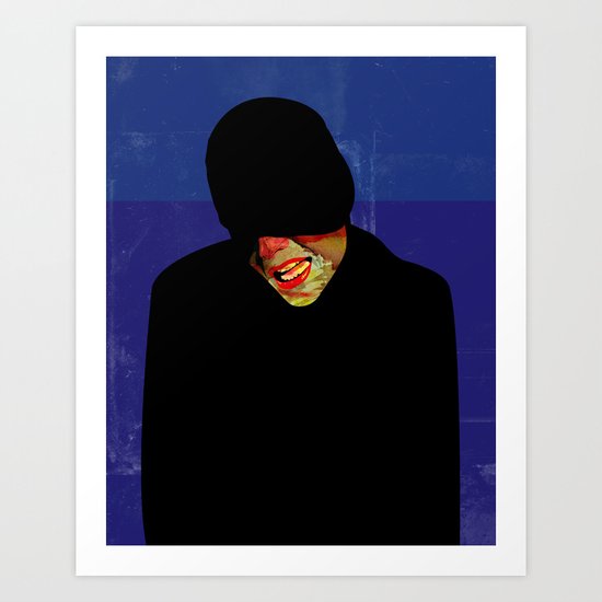 blue Art Print