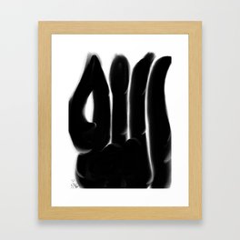 The Hand Framed Art Print