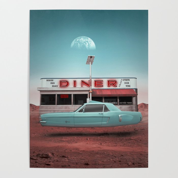 Space Diner Poster