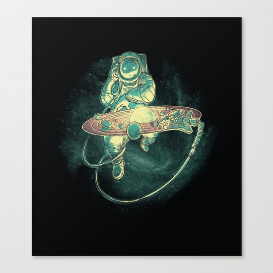 Scratch the Universe Canvas Print