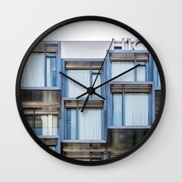CLOSED WINDOW H10 BUILDING Wall Clock