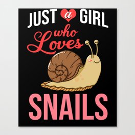 Giant African Snail Tiger Slug Achatina Pet Canvas Print
