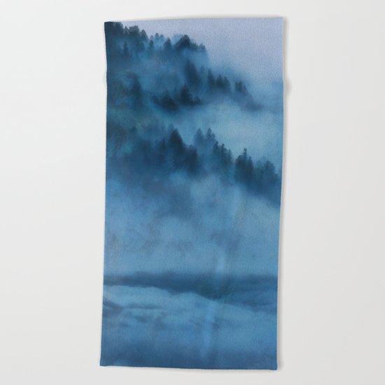 Forest Above the Clouds Beach Towel
