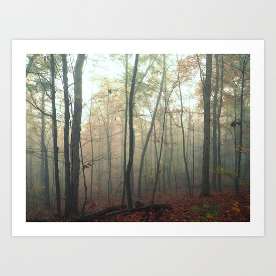 Wandering in a Fog Art Print