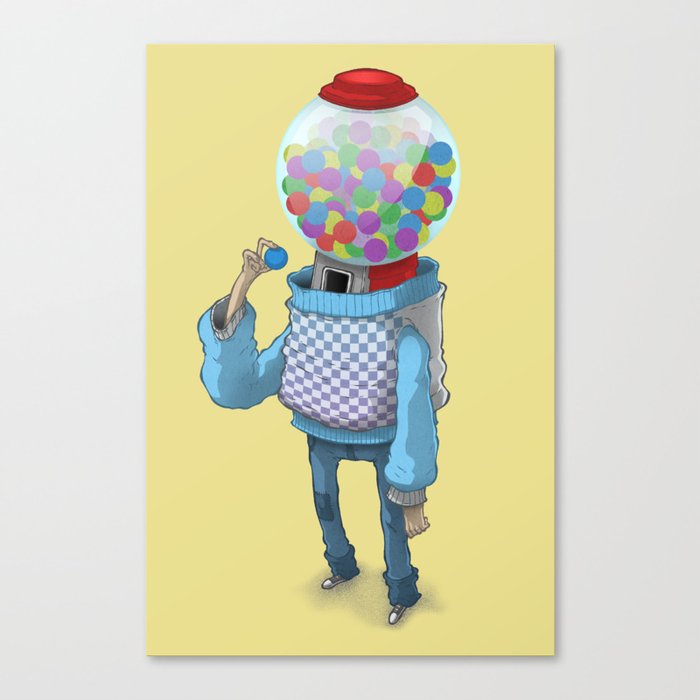 Bubblegum Machine Canvas Print