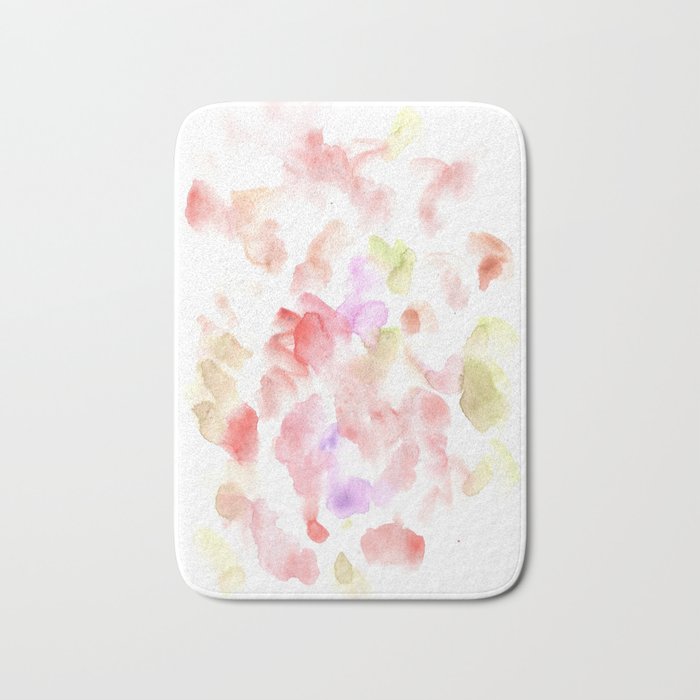 170722 Colour Loving 2  |Modern Watercolor Art | Abstract Watercolors Bath Mat