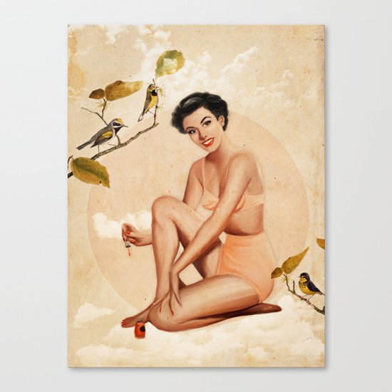 Peach Canvas Print