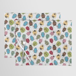 Beetle bugs insect pattern Placemat