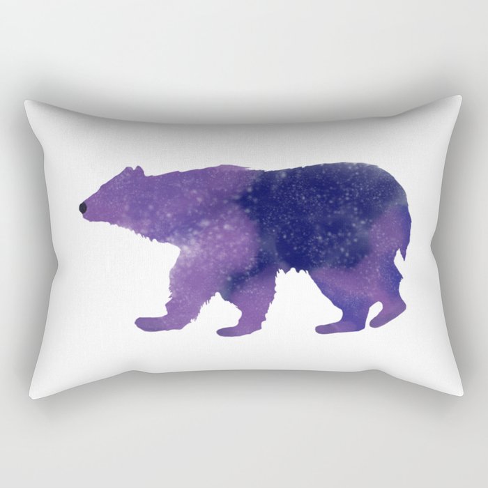 Some Bear Out There, Galaxy Bear Rectangular Pillow