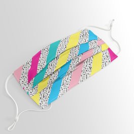 80's / 90's Stripes Face Mask