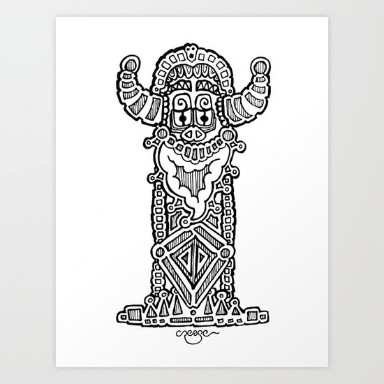 Totem Art Print