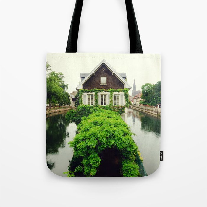Strasbourg France | River House | Travel Photography Tote Bag