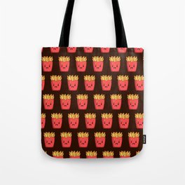 Funny French Fries Pattern French Fries Fast Food Tote Bag