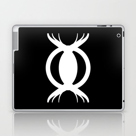 Goetic Symbol on Black Laptop & iPad Skin