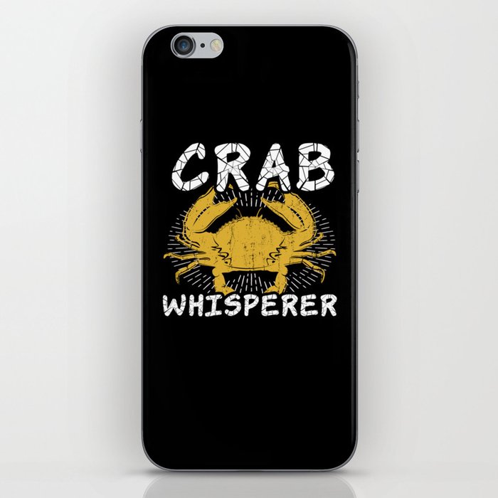 Crab Whisperer Great Seafood Boil Crawfish Boil iPhone Skin