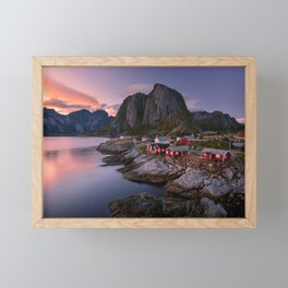 Iconic view of Lofoten Framed Mini Art Print