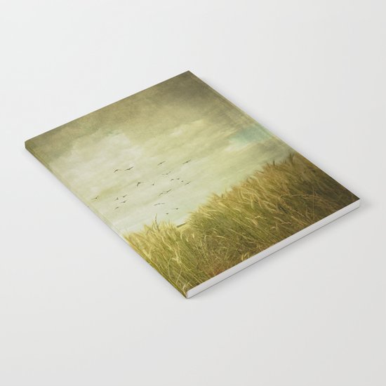 Vintage Wheat Field Notebook