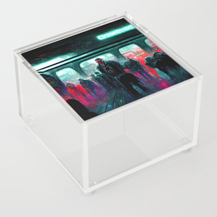 Cyberpunk Subway Acrylic Box