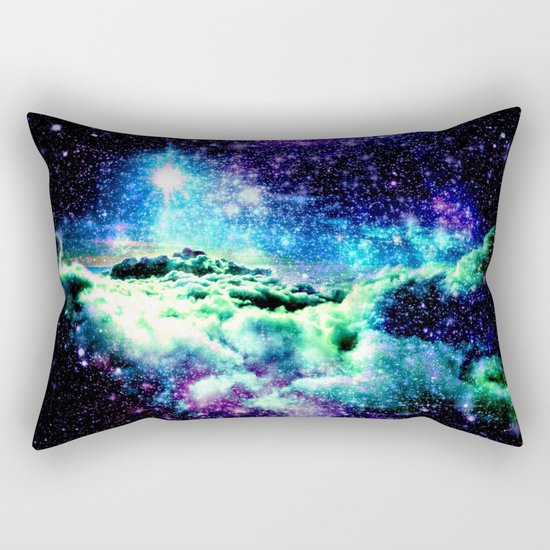 Galaxy Clouds Rectangular Pillow