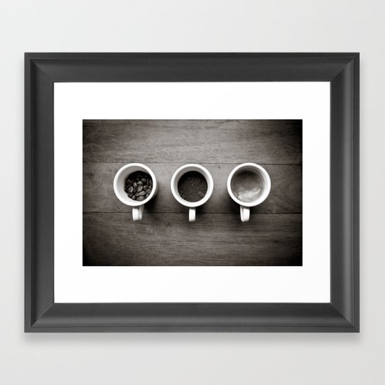 coffee V. Framed Art Print