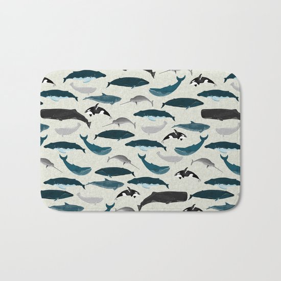 Whales and Porpoises sea life ocean animal nature animals marine biologist Andrea Lauren Bath Mat