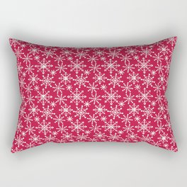 Let-It-Snow-White-Red-b Rectangular Pillow