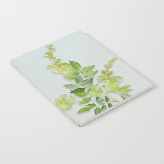 Yellow Tiny Flowers Notebook