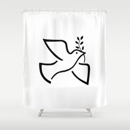 PEACE DOVE Shower Curtain
