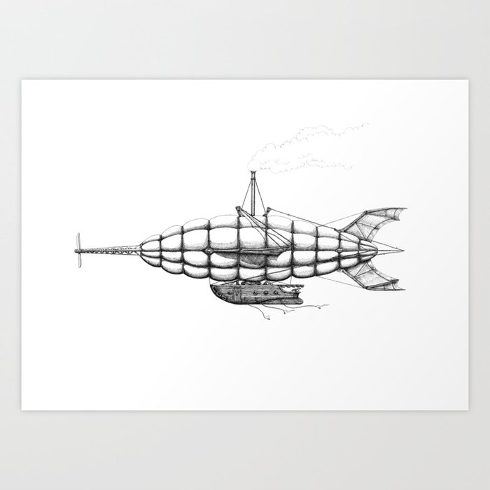 Airship 2 Art Print