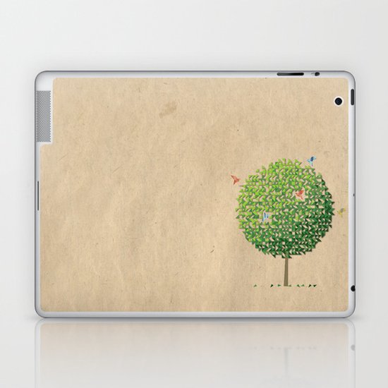 Where Origami Birds Go Laptop & iPad Skin