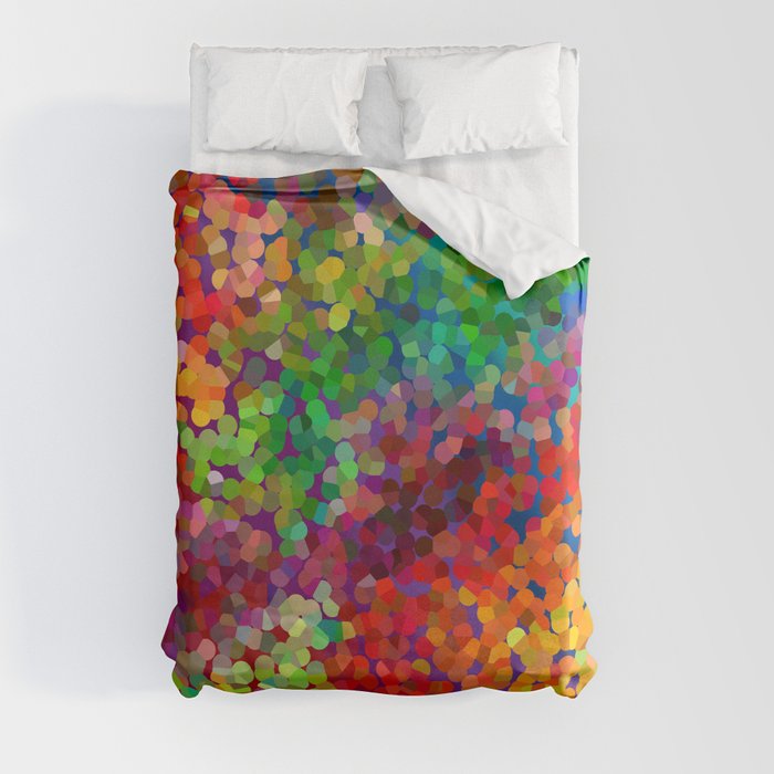 Color Theory Clash Duvet Cover