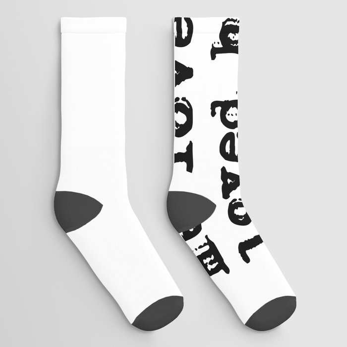 It's all so simple - Fitzgerald quote Socks