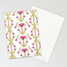 Pink Proteas Stationery Card