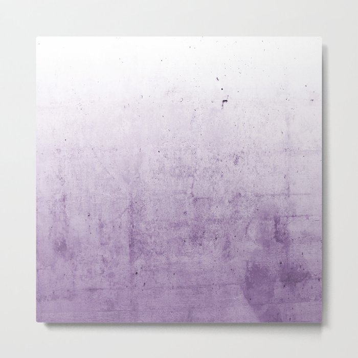 Radiant Orchid Purple Ombre Metal Print