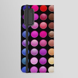 Rainbow Colored Eyeshadow Palette  - Makeup Artist Android Wallet Case