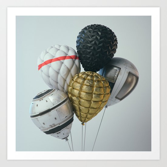Balloons #5 Art Print