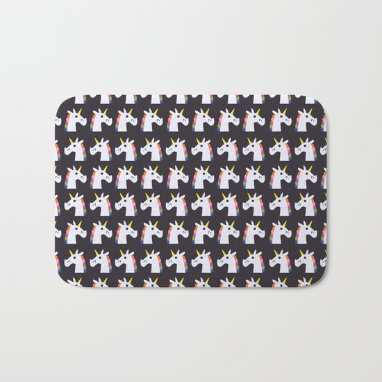 I Love Unicorns Bath Mat