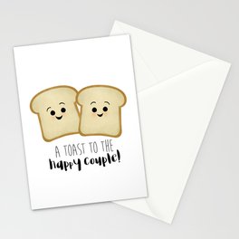 A Toast To The Happy Couple! Stationery Card